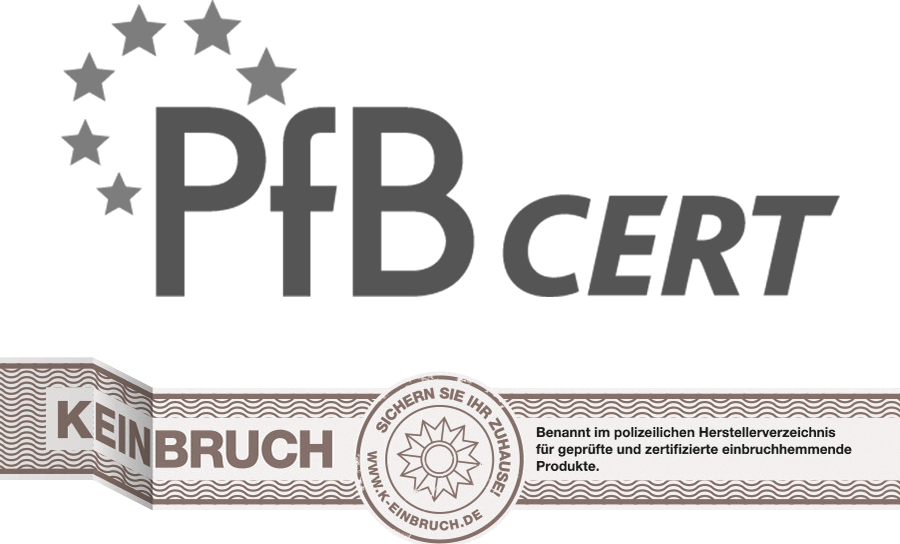 »PFB-Cert«- und »Keinbruch«-Zertifikat